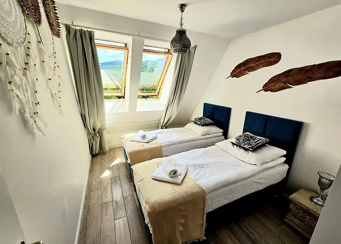 Apartamento Glass Hill Dwupoziomowy Z Widokiem Na Góry 8 Osób *